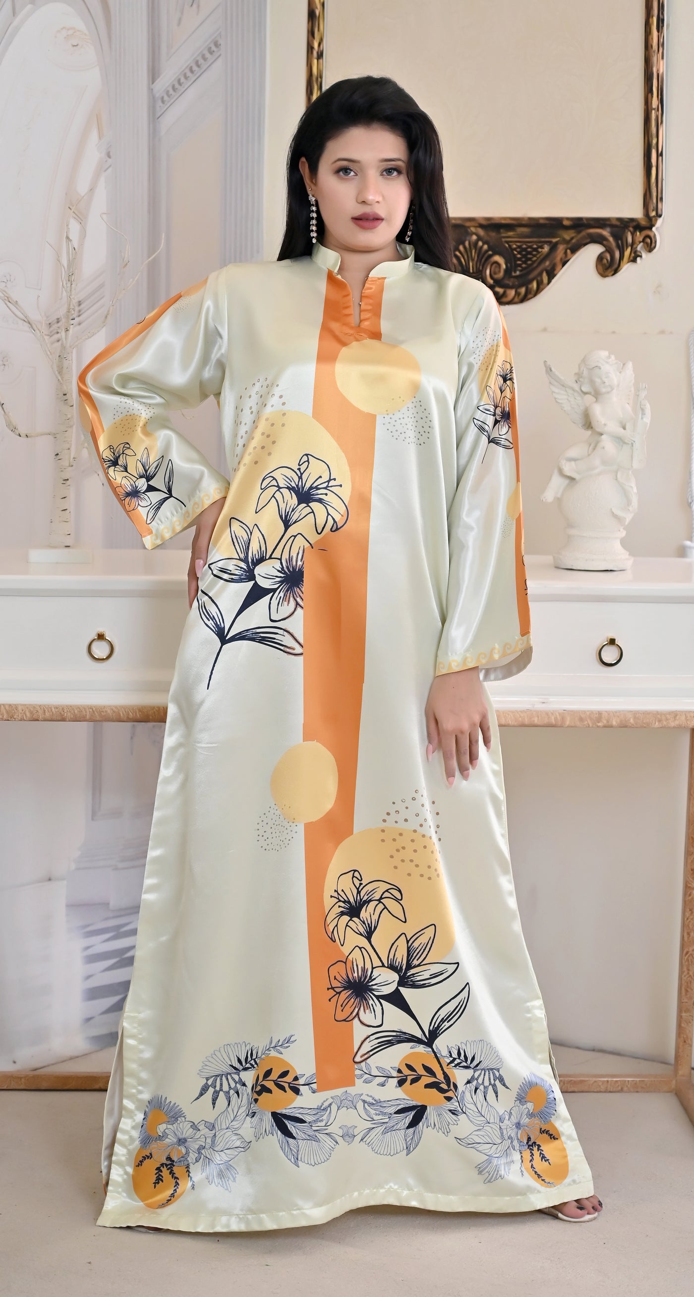 Sunset Flora Kaftan