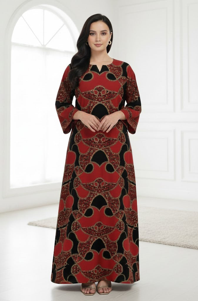 Rania Noir Kaftan