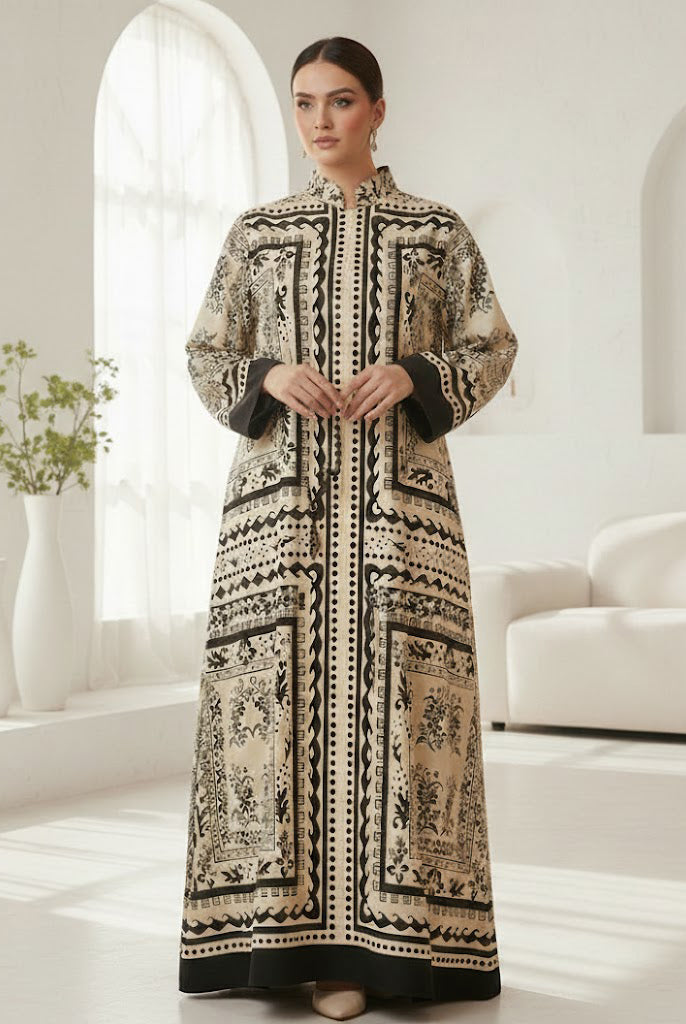 Amara Noir Kaftan