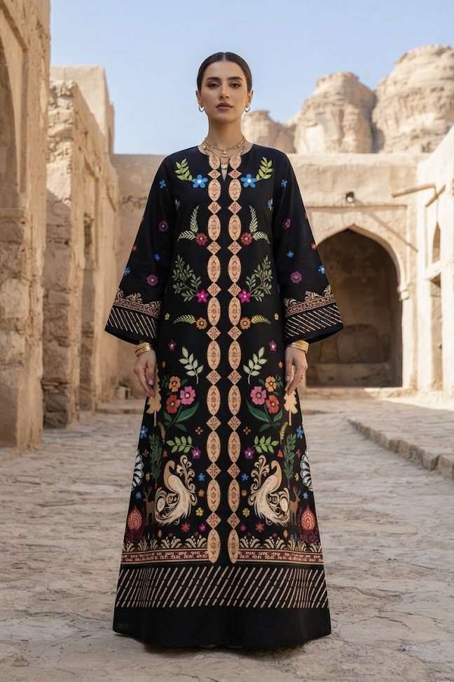 Arabian Bloom Kaftan