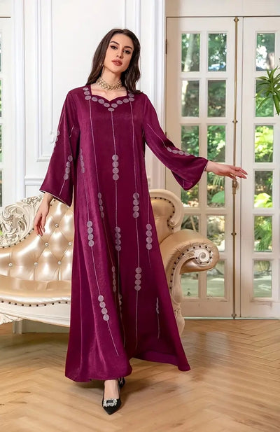 Royal Plum Kaftan