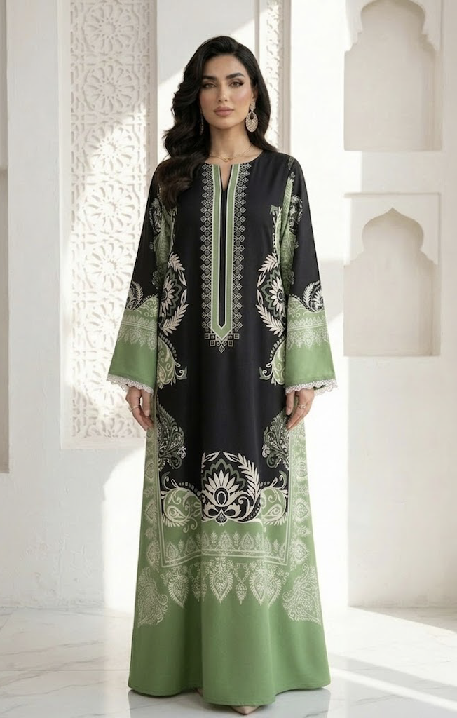 Ayla Olive Kaftan
