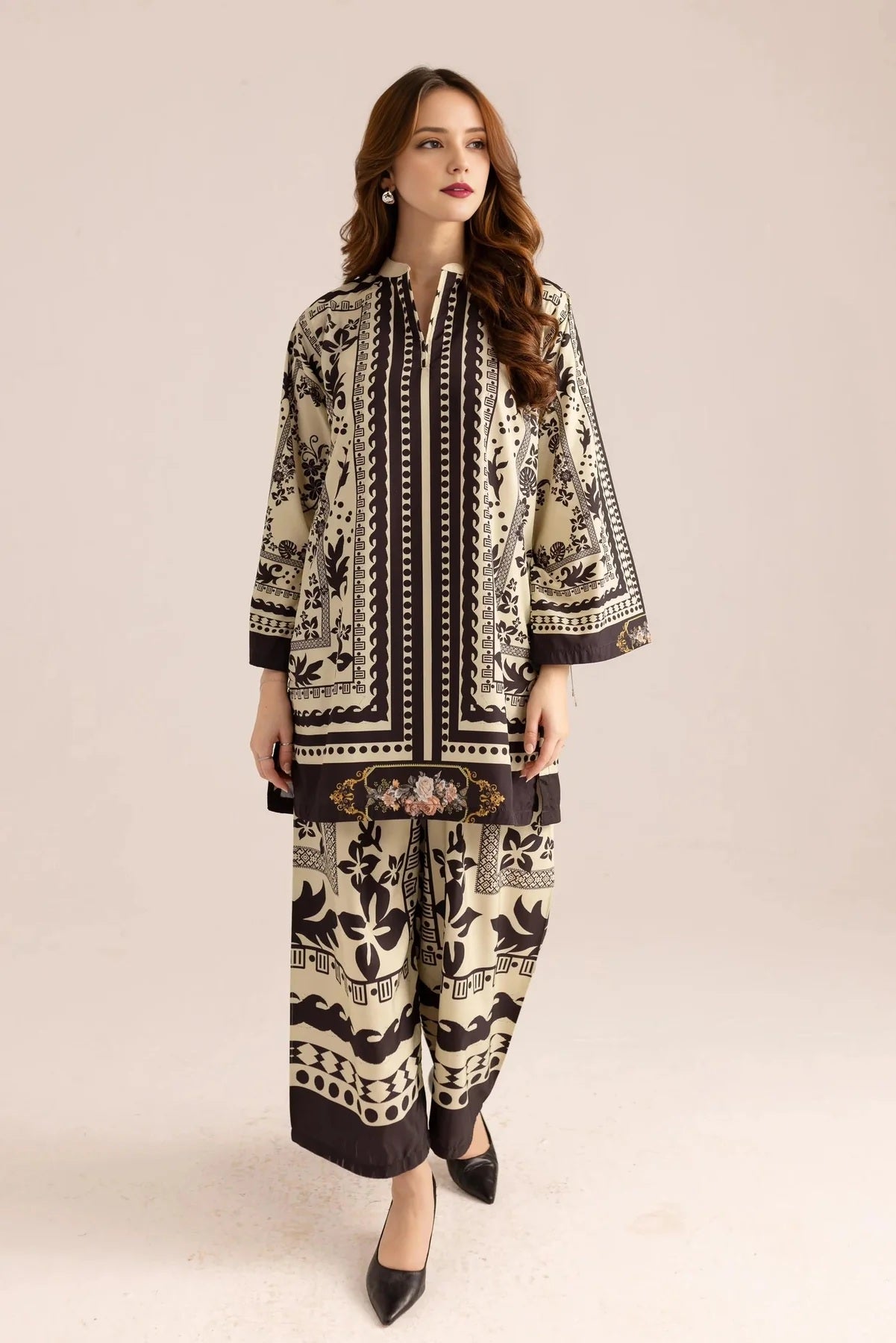 Noir Elegance Co-Ord Set