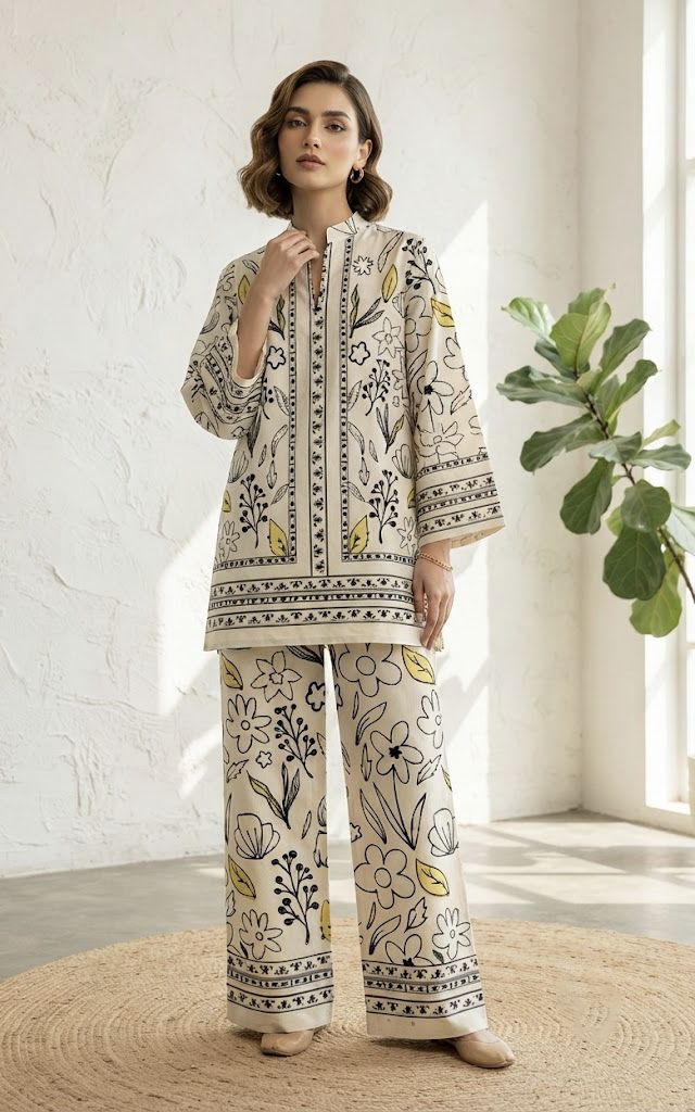 Ivory Bloom Co-Ord Set