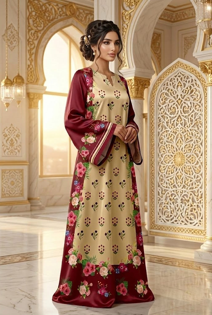 Royal Blossom Kaftan