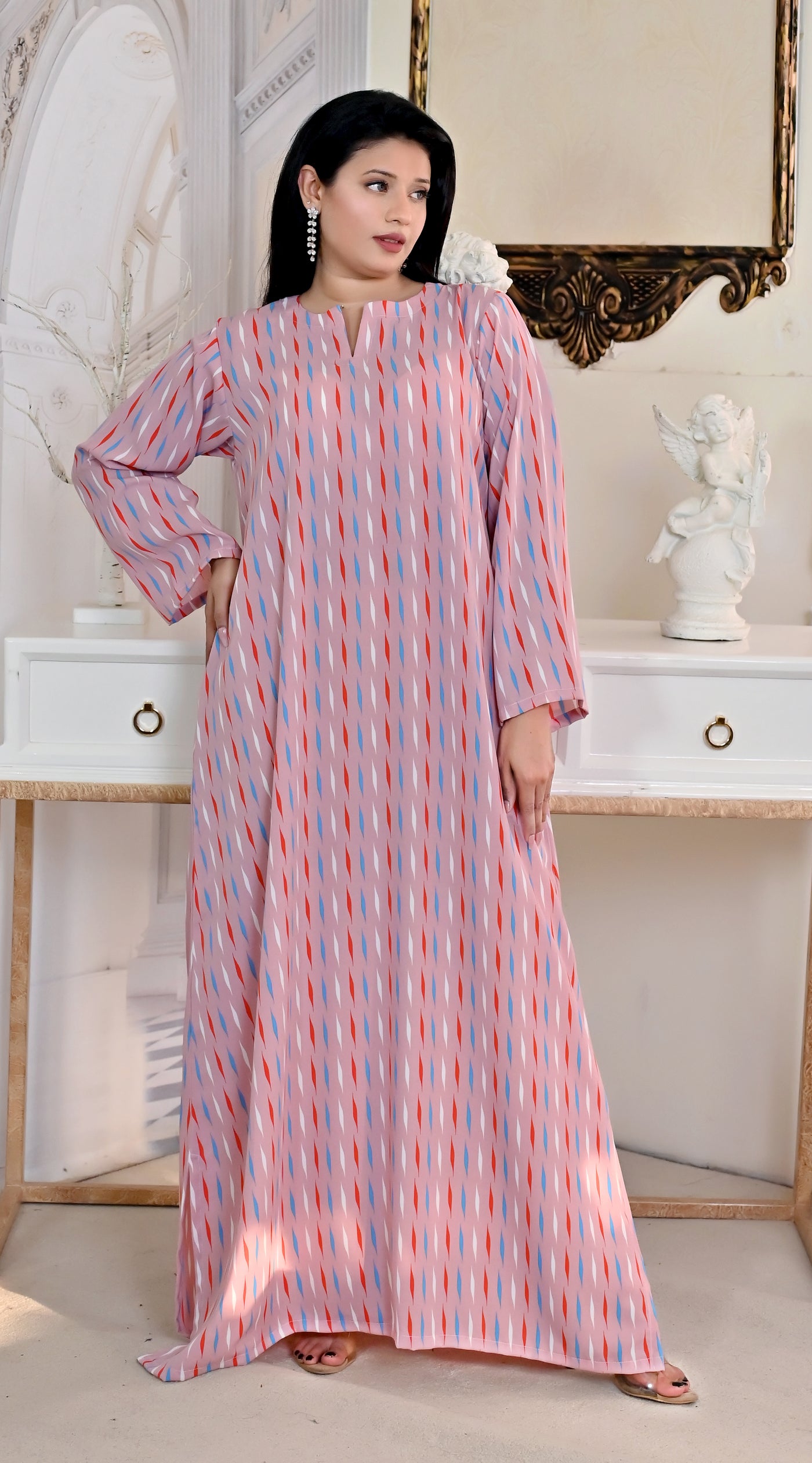 Pink Mirage Kaftan