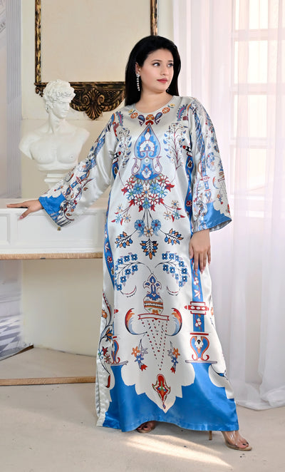 Azure Blossom Kaftan