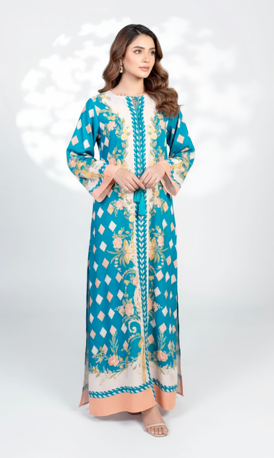 Sehar Azure Kaftan