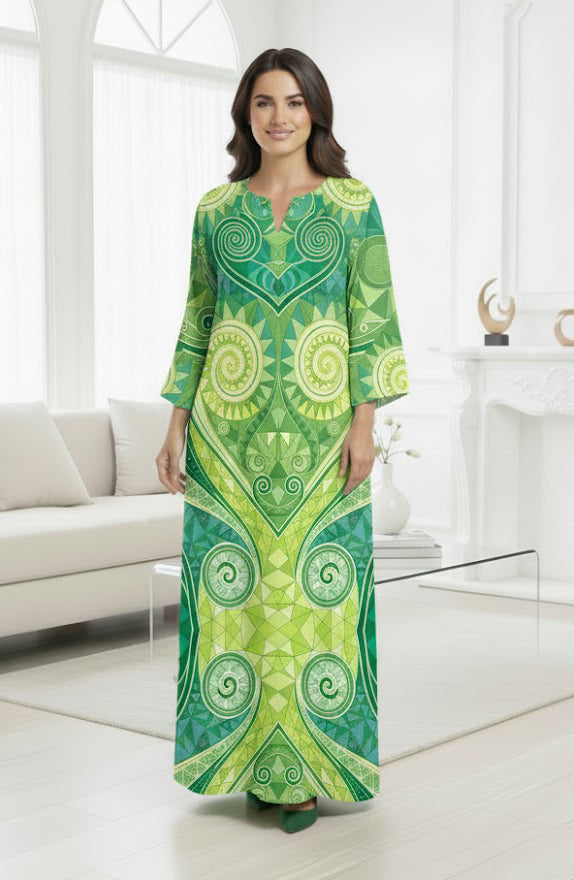 Zafira Verde Kaftan