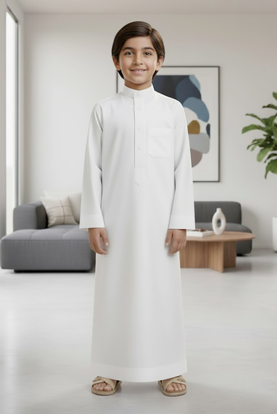 White Emirati Kandoura Thobe