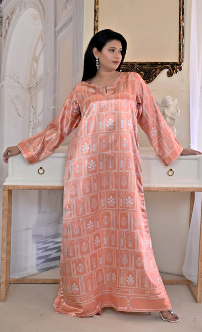 Selena Peach Kaftan