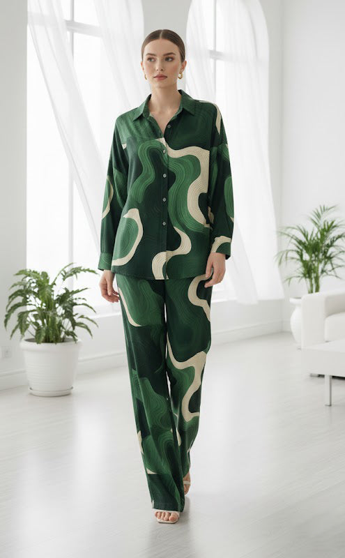 Emerald Wave Co-Ord Set