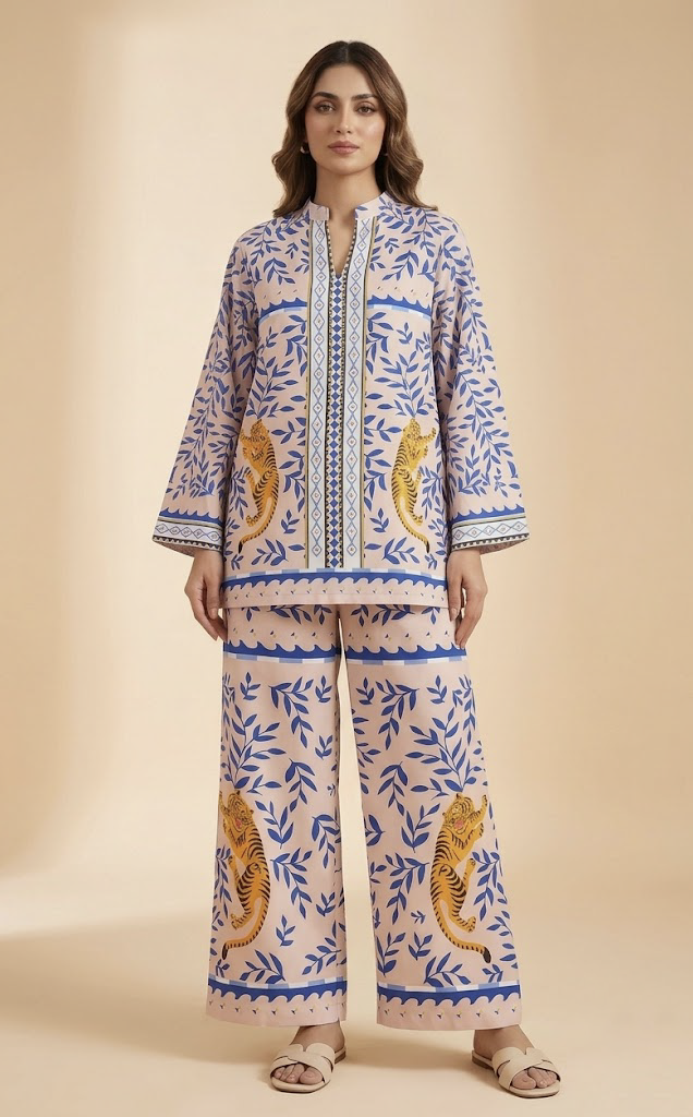 Kenza Tiger Co-Ord Set