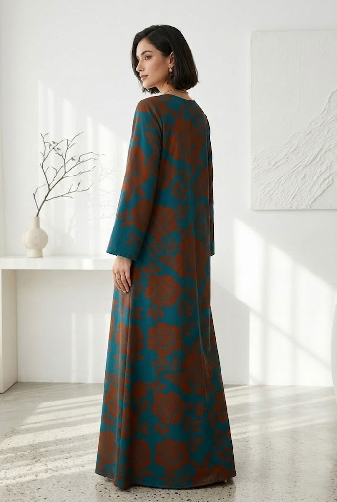 Liyana Floral Kaftan