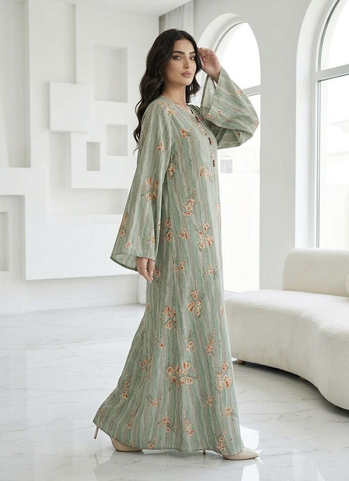 Rawda Sage Kaftan