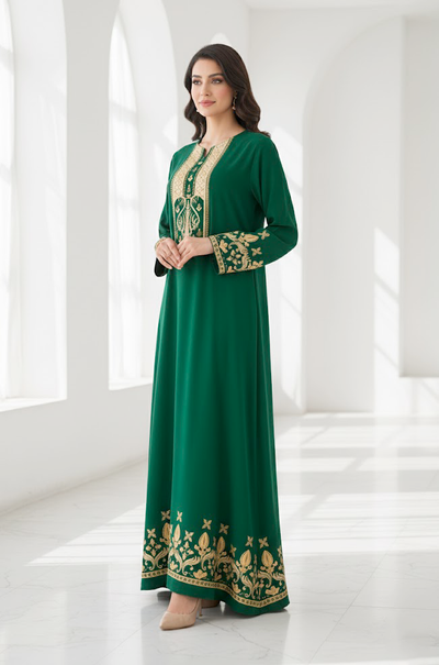 Lina Green Kaftan
