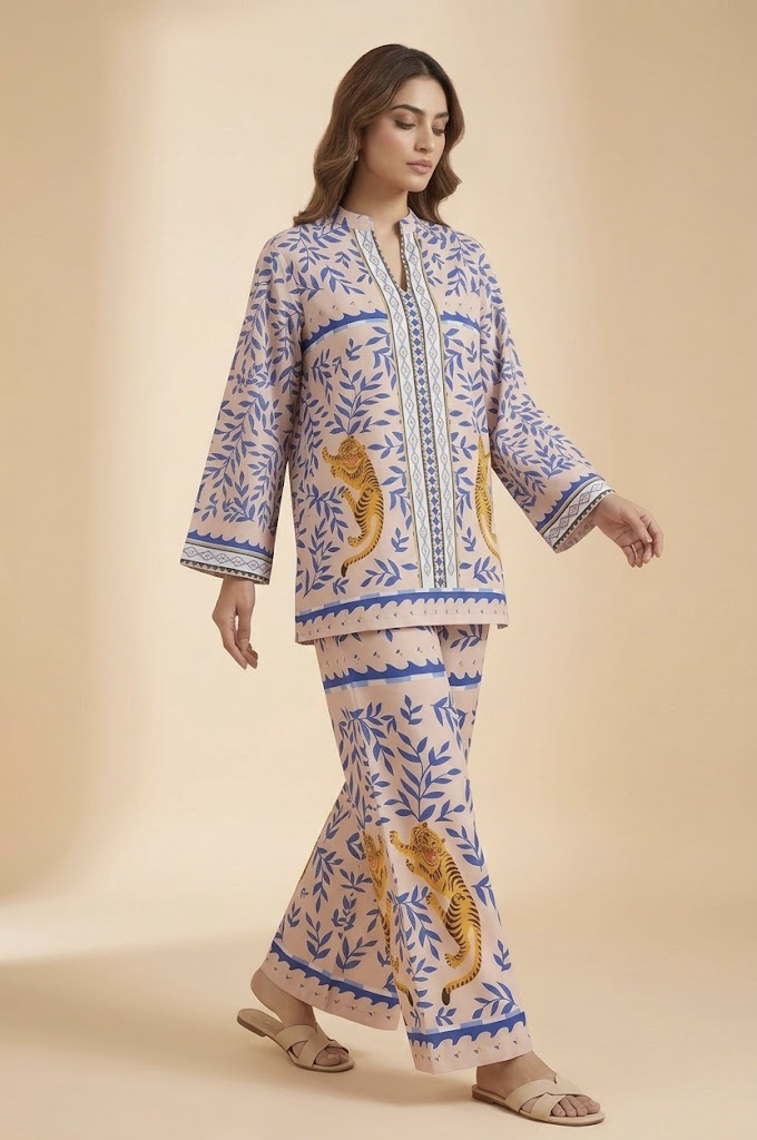 Kenza Tiger Co-Ord Set