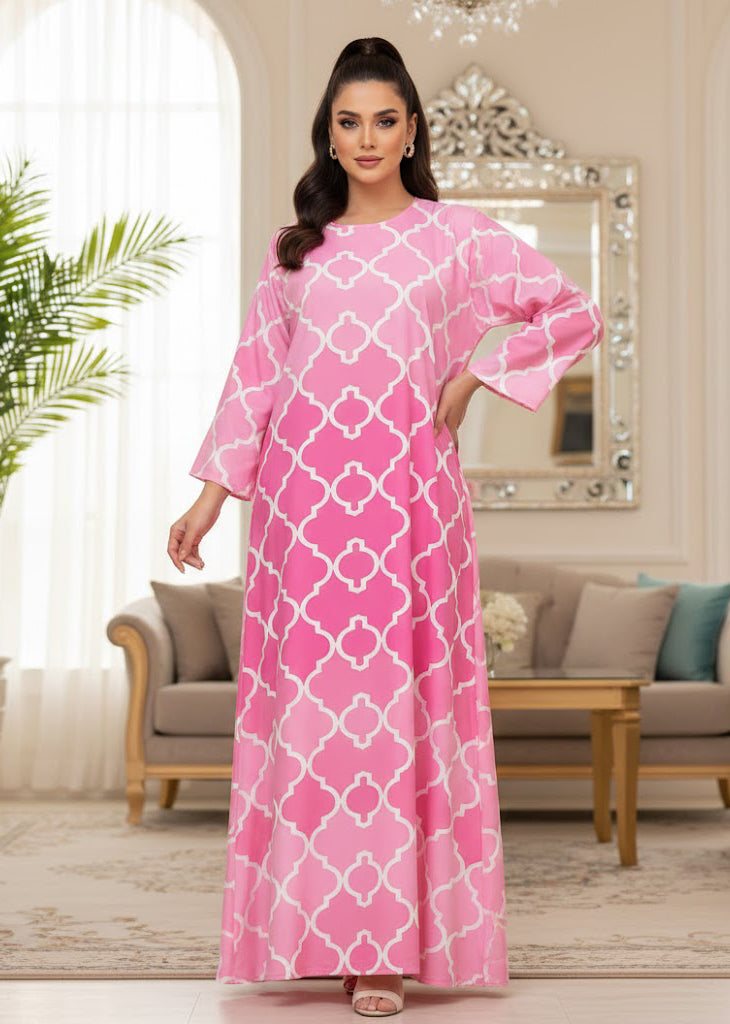 Pink Noor Kaftan