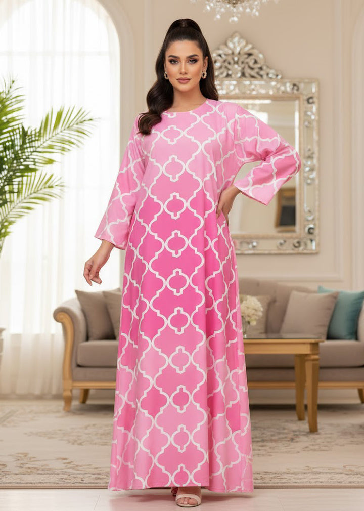 Pink Noor Kaftan