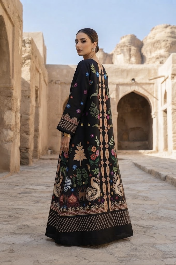 Arabian Bloom Kaftan