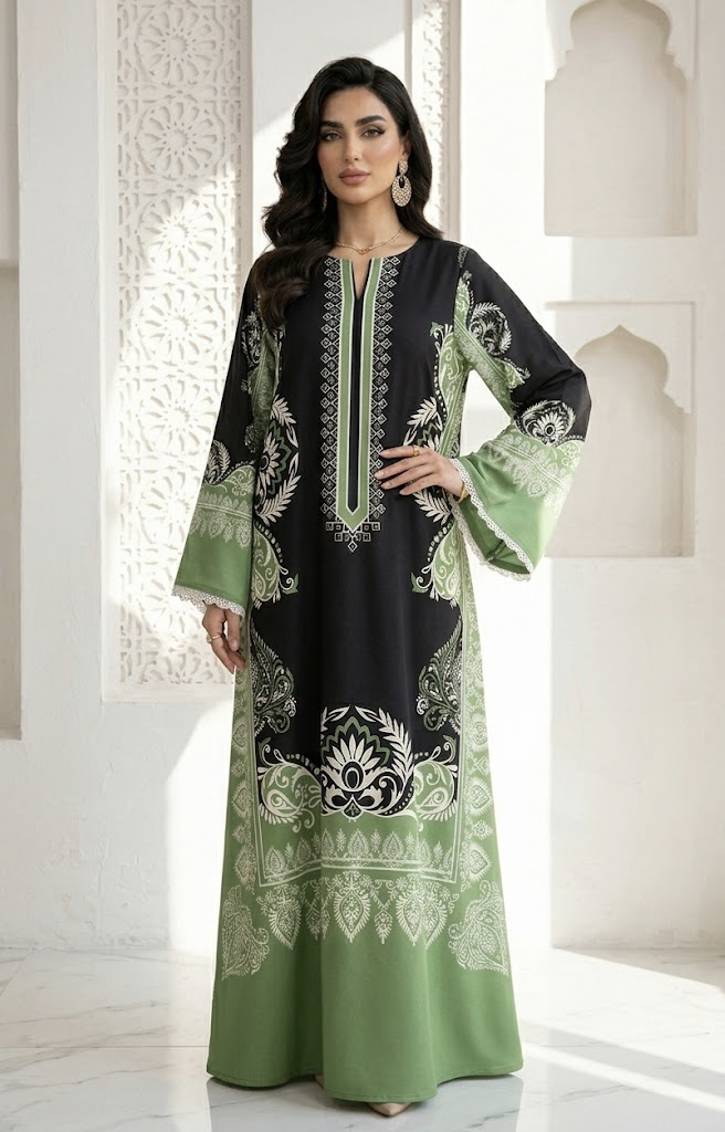 Ayla Olive Kaftan