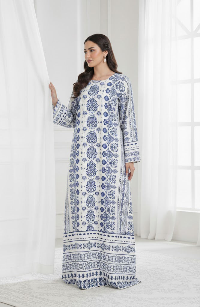 Blue Blossom Kaftan
