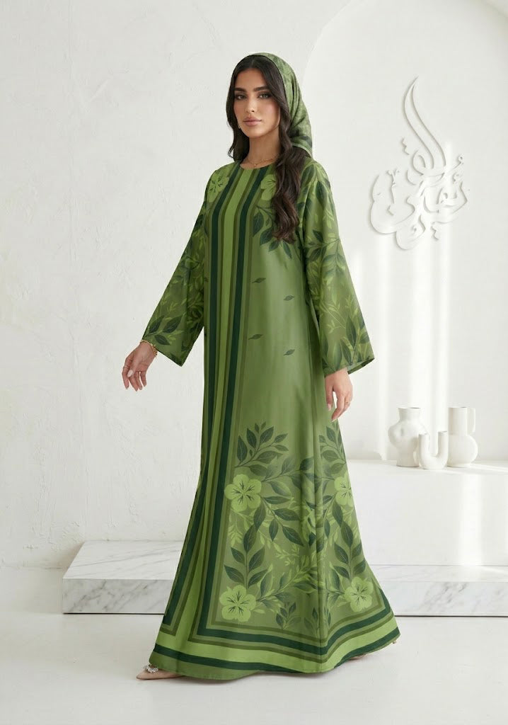 Jade Blossom Kaftan