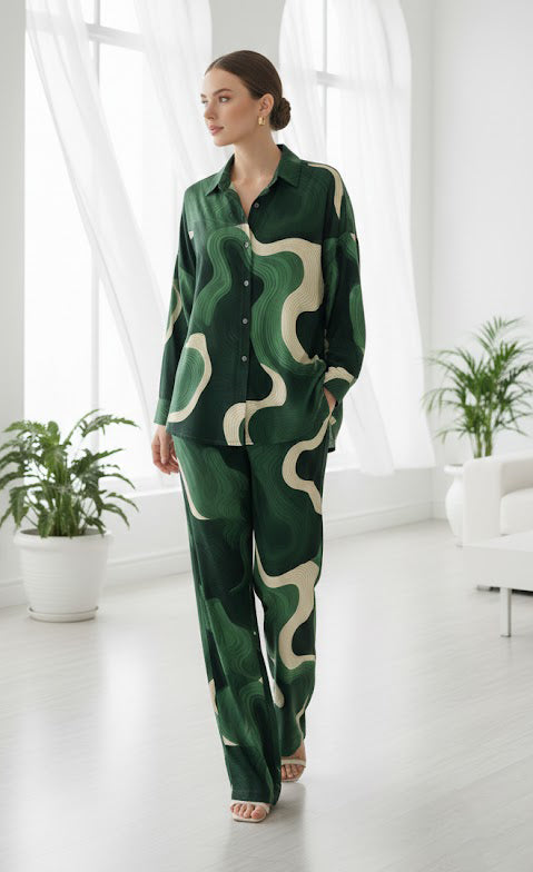 Emerald Wave Co-Ord Set