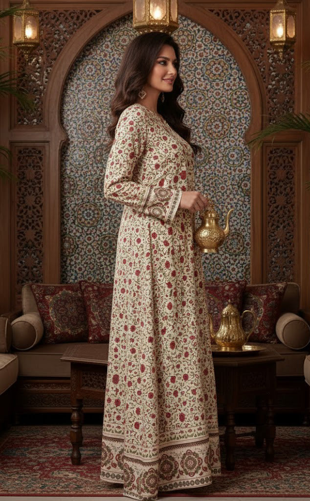 Zareen Floral Kaftan