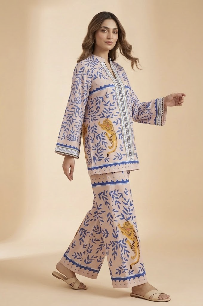 Kenza Tiger Co-Ord Set