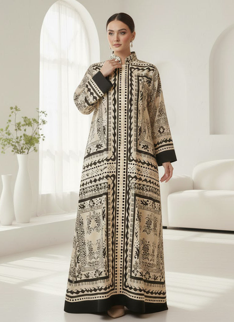 Amara Noir Kaftan