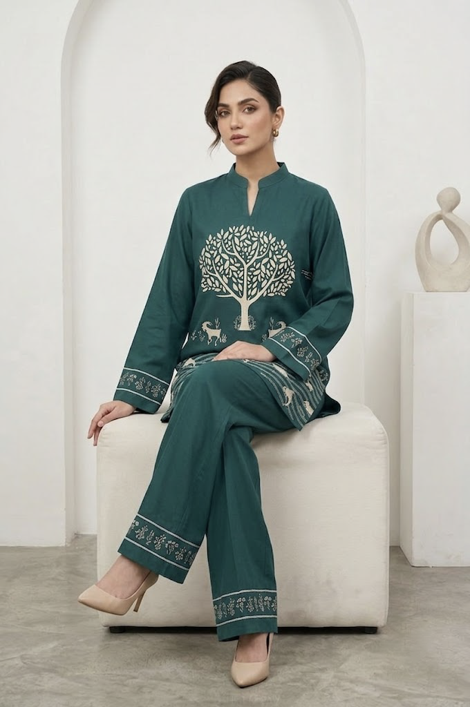 Evergreen Luxe Co-Ord Set