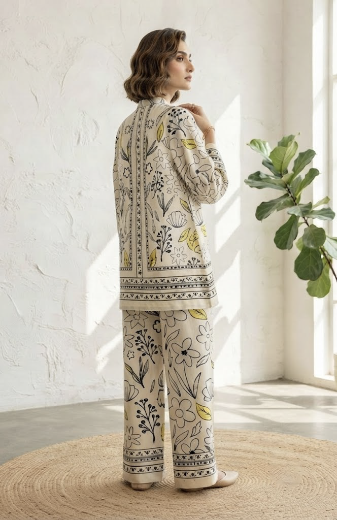 Ivory Bloom Co-Ord Set