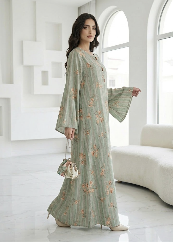 Rawda Sage Kaftan