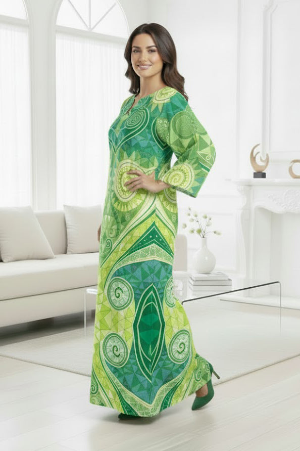Zafira Verde Kaftan