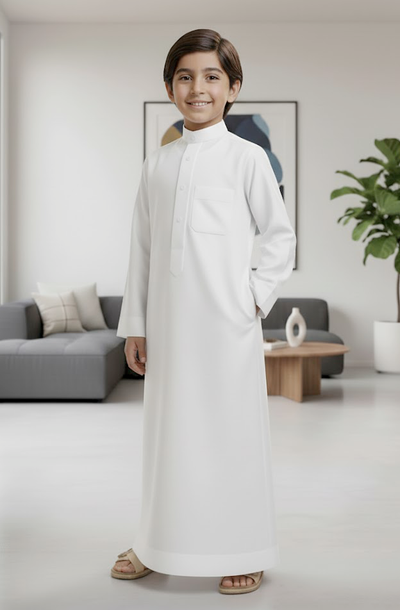 White Emirati Kandoura Thobe