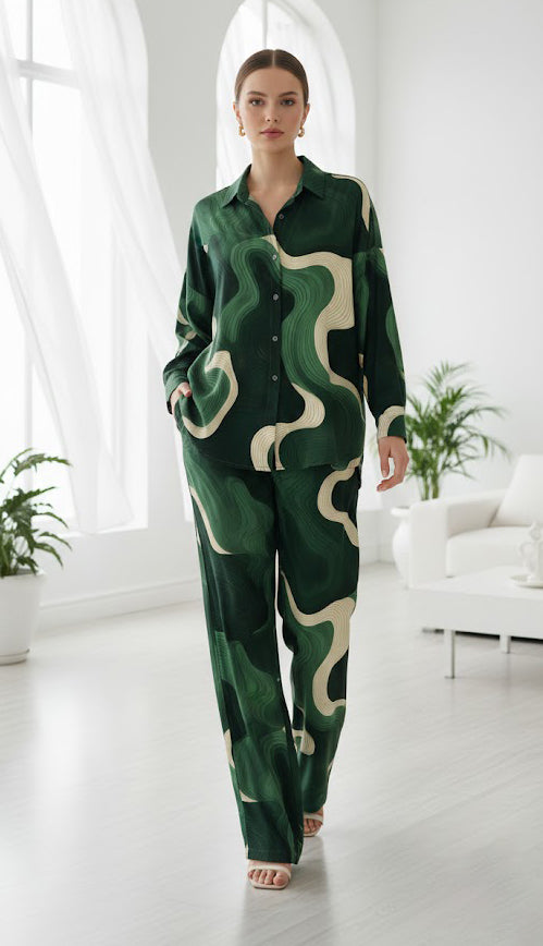 Emerald Wave Co-Ord Set