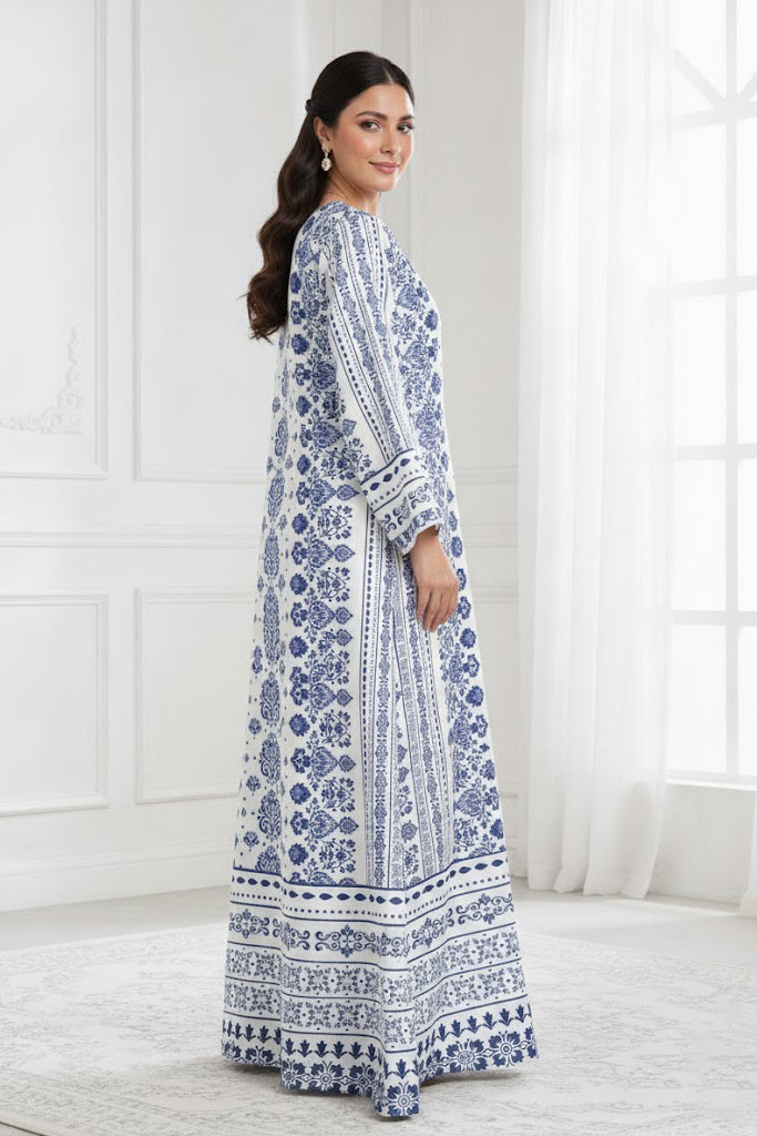 Blue Blossom Kaftan