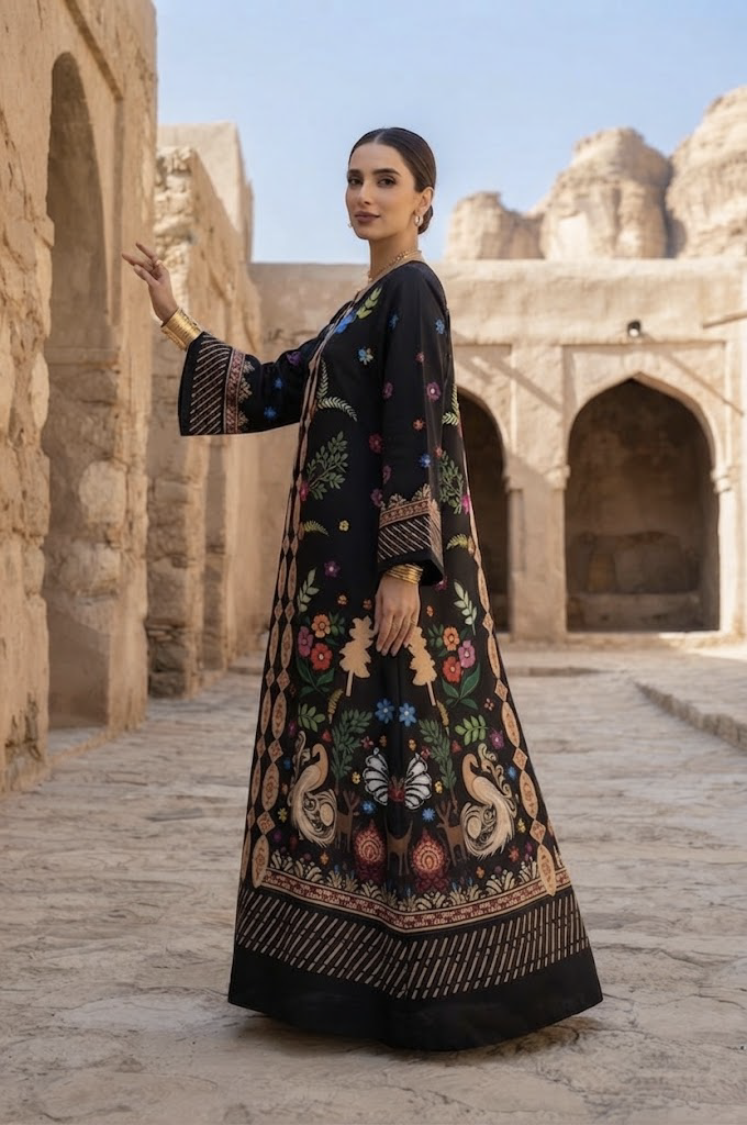 Arabian Bloom Kaftan