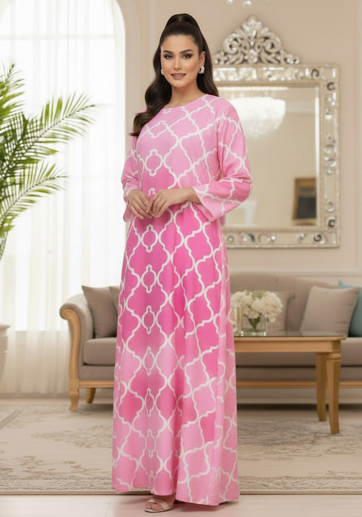 Pink Noor Kaftan