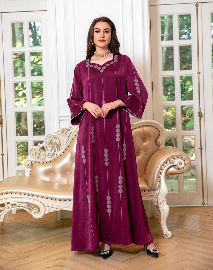 Royal Plum Kaftan