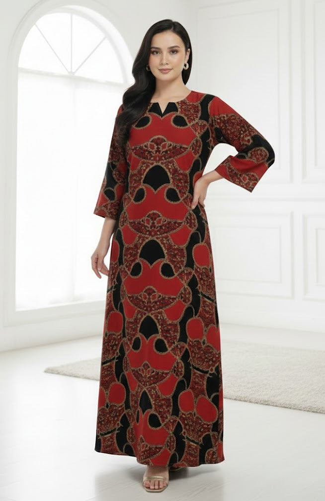 Rania Noir Kaftan