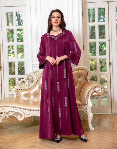 Royal Plum Kaftan