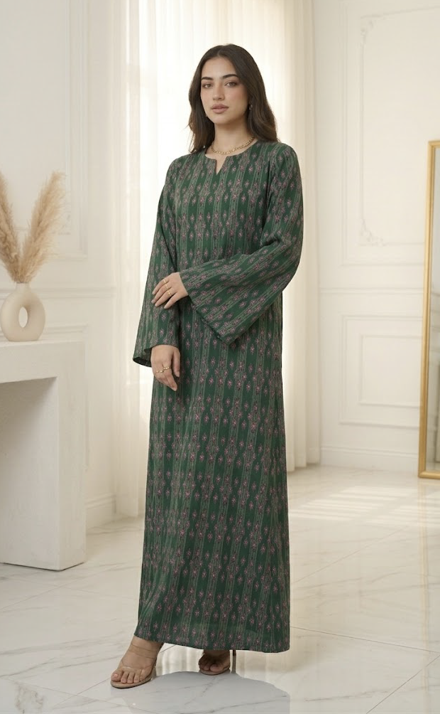 Jade Elegance Kaftan