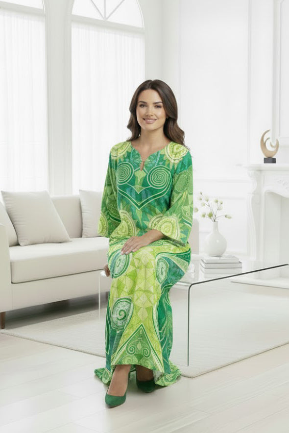 Zafira Verde Kaftan