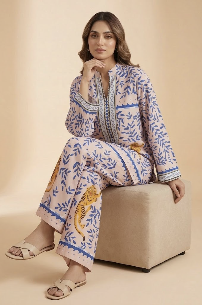 Kenza Tiger Co-Ord Set