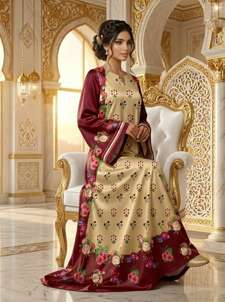 Royal Blossom Kaftan