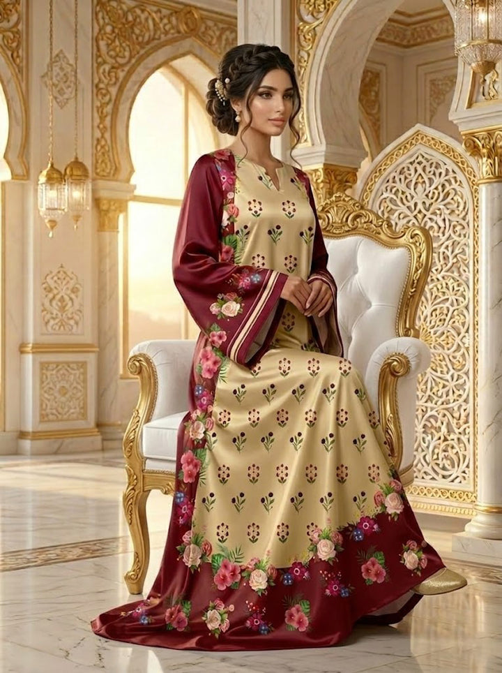 Royal Blossom Kaftan