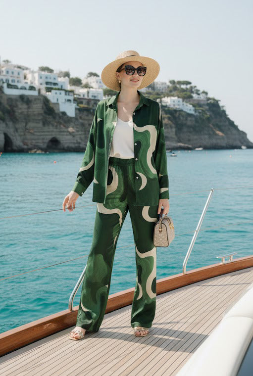 Emerald Wave Co-Ord Set