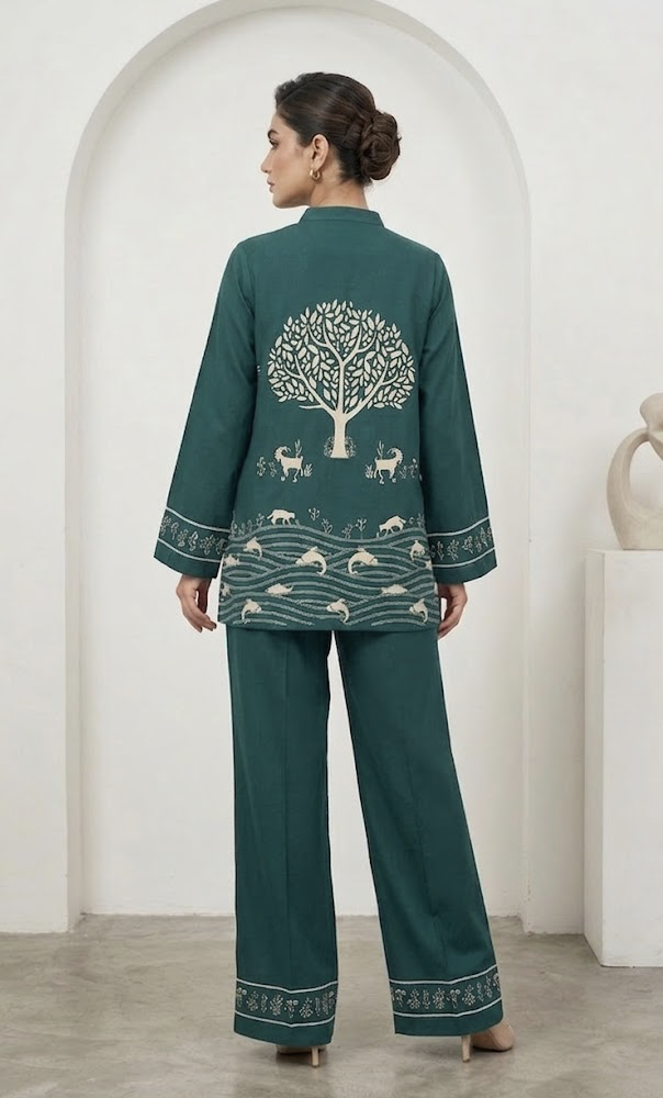 Evergreen Luxe Co-Ord Set